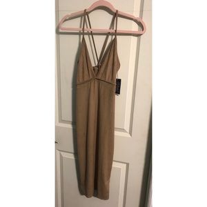 Faux suede • dress • size M